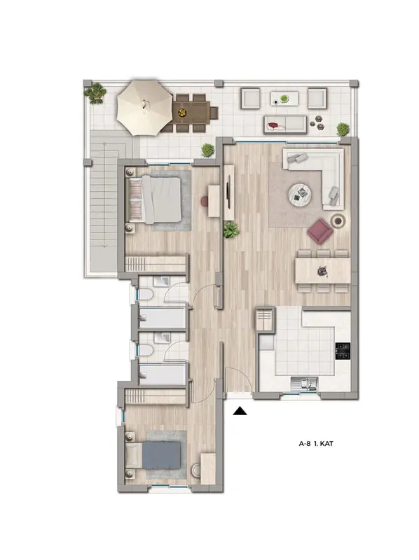 Plantegning – The Cove