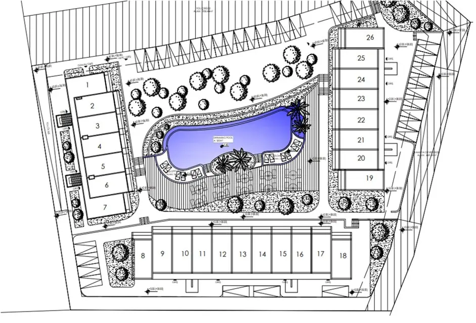 Plantegning – Blueberry Golf Homes