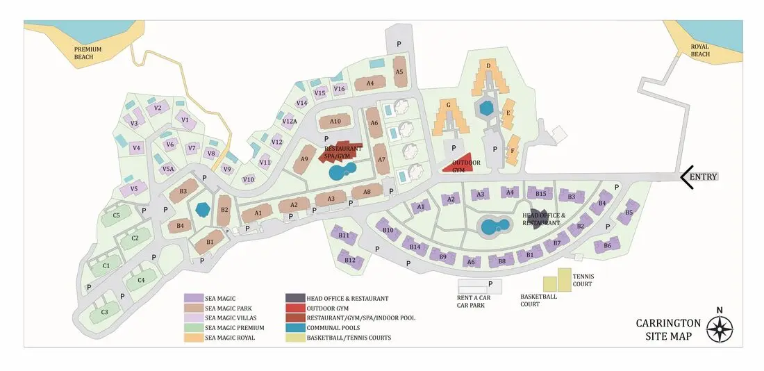 Plantegning – Sea Magic Park – penthouse A2-7